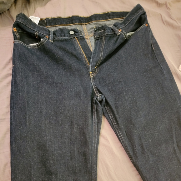 Levi's 514 Dark Blue Jeans 38Wx32L - Picture 1 of 2
